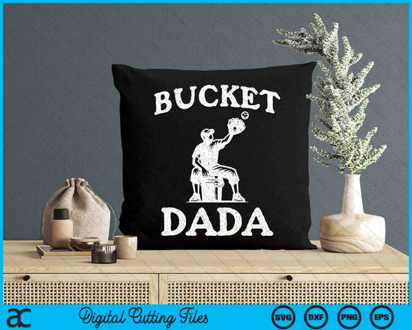 Bucket Dada Softball Dada Baseball Funny Father's Coach SVG PNG Digital Printable Files