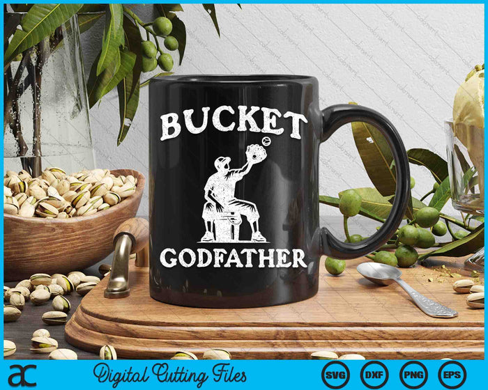 Bucket Godfather Softball Godfather Baseball Funny Father's Coach SVG PNG Digital Printable Files