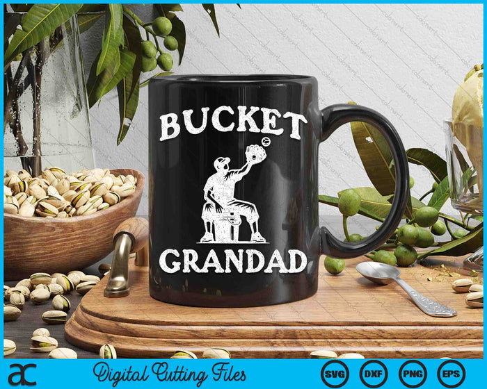 Bucket Grandad Softball Grandad Baseball Funny Father's Coach SVG PNG Digital Printable Files