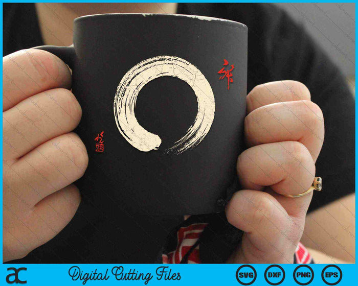 Buddhism Meditation Yoga Bonsai Zen Enso Circle Goa Karma Om SVG PNG Cutting Files