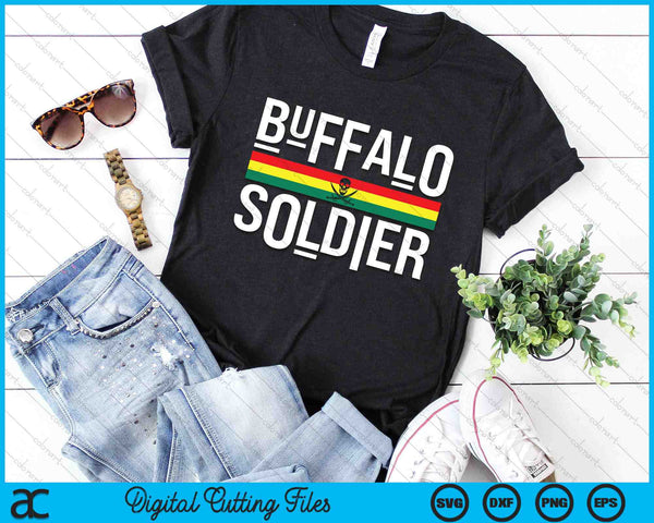 Buffalo Soldier! Rastafarian Culture SVG PNG Digital Cutting Files