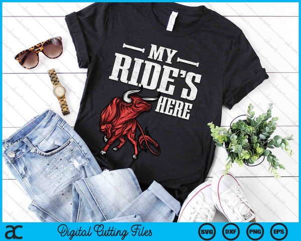 Bull Riding PBR Rodeo Bull Riders For Western Ranch Cowboys SVG PNG Digital Cutting Files