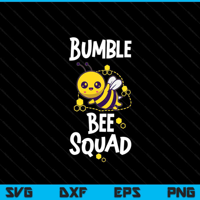 Bumble bee squad honey bumblebee teacher SVG cut file