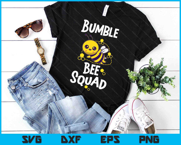 Bumble Bee Squad Honey Bumblebee Teacher SVG PNG Digital Printable Files