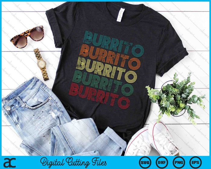 Burrito Cinco De Mayo Tortilla Mexican Cuisine Food SVG PNG Digital Printable Files