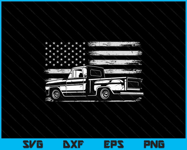 C10 Truck USA SVG PNG snijden afdrukbare bestanden