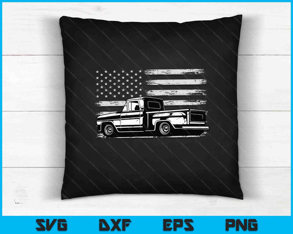 C10 Truck USA SVG PNG snijden afdrukbare bestanden