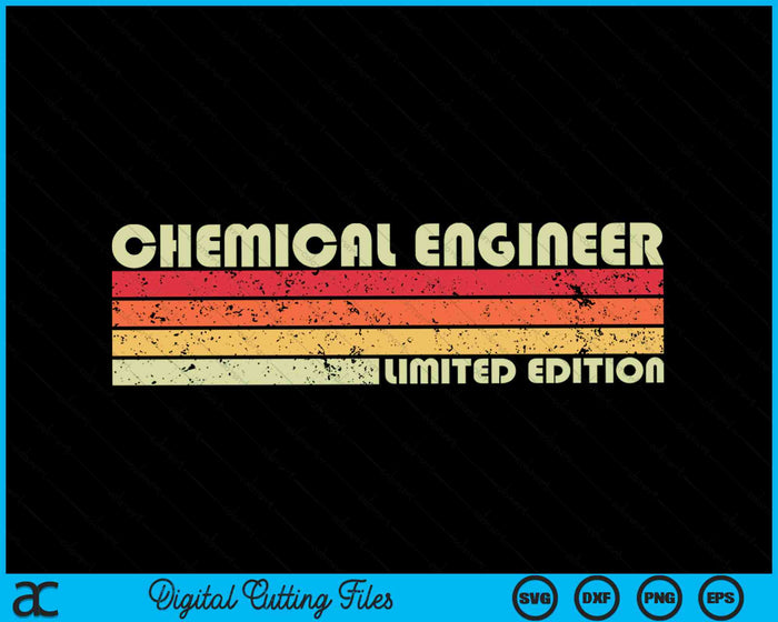 CHEMICAL ENGINEER Funny Job Title Profession Birthday SVG PNG Digital Cutting Files