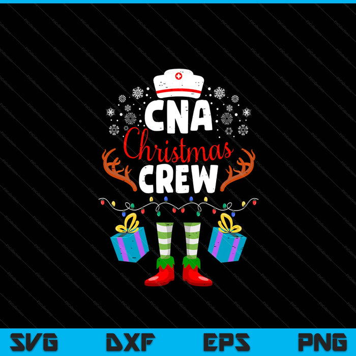CNA Christmas Nurse Crew Nursing Women Men Pajama Xmas SVG PNG Digital Printable Files