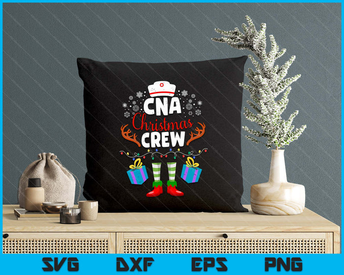 CNA Christmas Nurse Crew Nursing Women Men Pajama Xmas SVG PNG Digital Printable Files