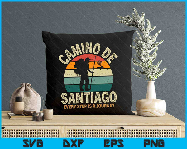 Camino De Santiago Tshirt Women Spain Pilgrim Way Compostela SVG PNG Digital Printable Files
