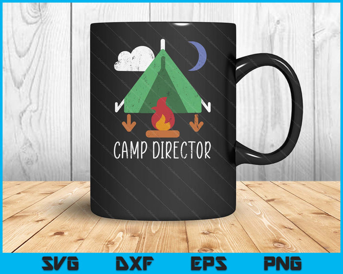 Camp Director Shirt Funny Camping SVG PNG Digital Printable Files