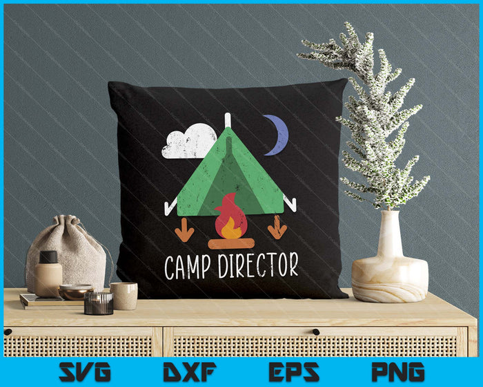 Camp Director Shirt Funny Camping SVG PNG Digital Printable Files