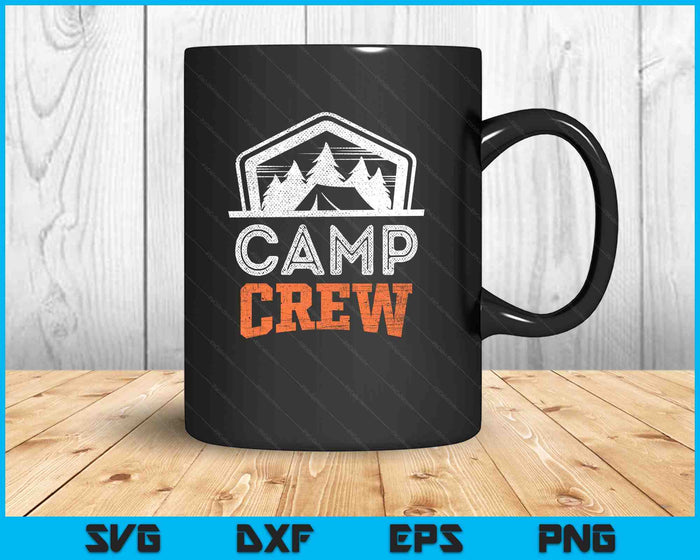 Campground Staff Camp Crew Summer Cousins Camping Counselor SVG PNG Digital Printable Files