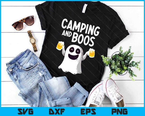Camping And Boos Camping Halloween Costume SVG PNG Digital Printable Files