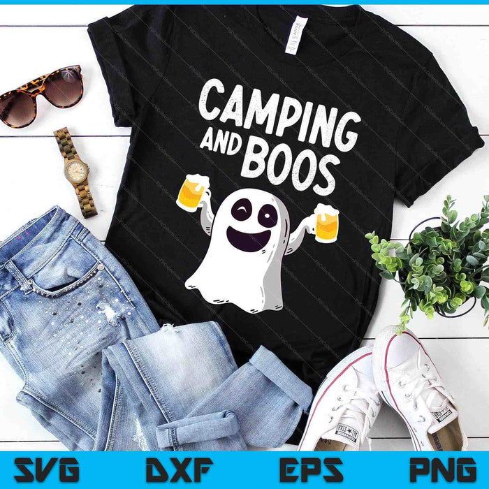 Camping And Boos Camping Halloween Costume SVG PNG Digital Printable Files