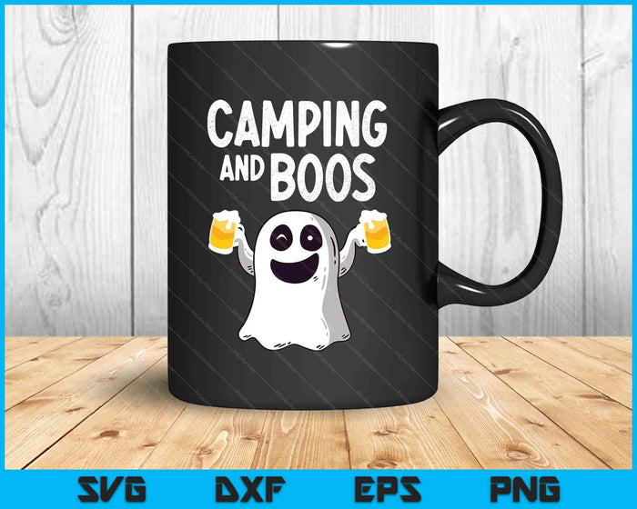 Camping And Boos Camping Halloween Costume SVG PNG Digital Printable Files