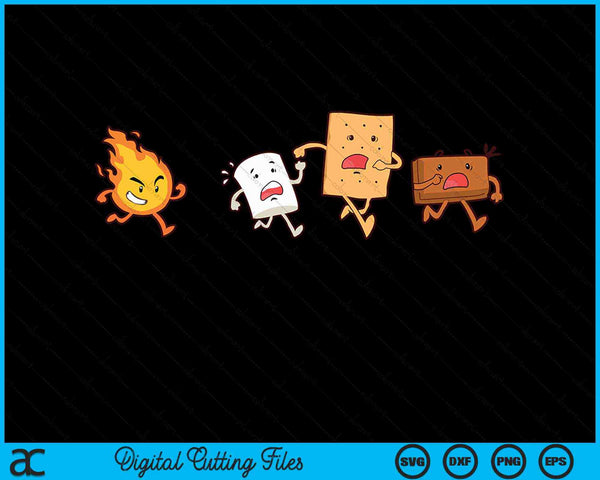 Camping Chef Gift S'mores Camp Fire SVG PNG Digital Cutting Files