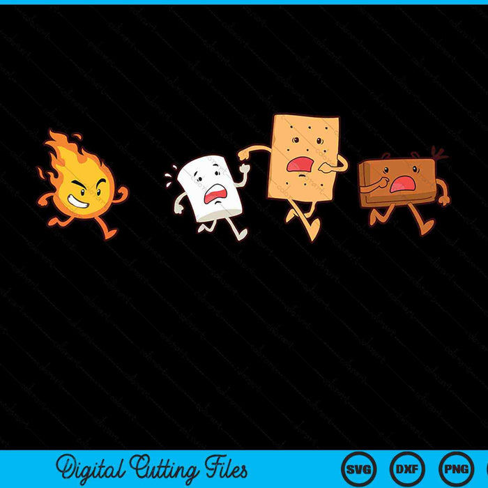 Camping Chef Gift S'mores Camp Fire SVG PNG Digital Cutting Files