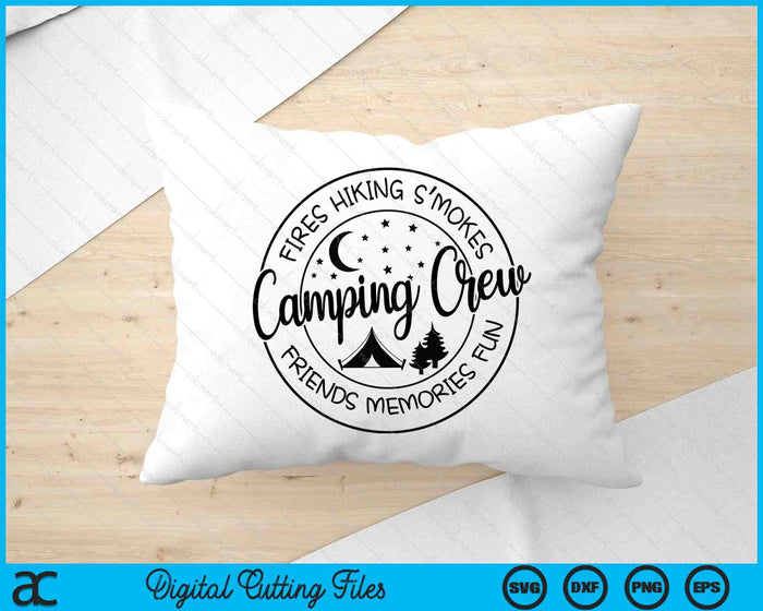 Camping Crew Camping Design SVG PNG Digital Printable Files