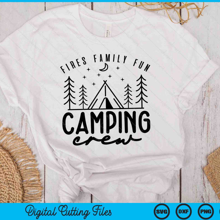 Camping Life Camping Crew SVG PNG Digital Printable Files