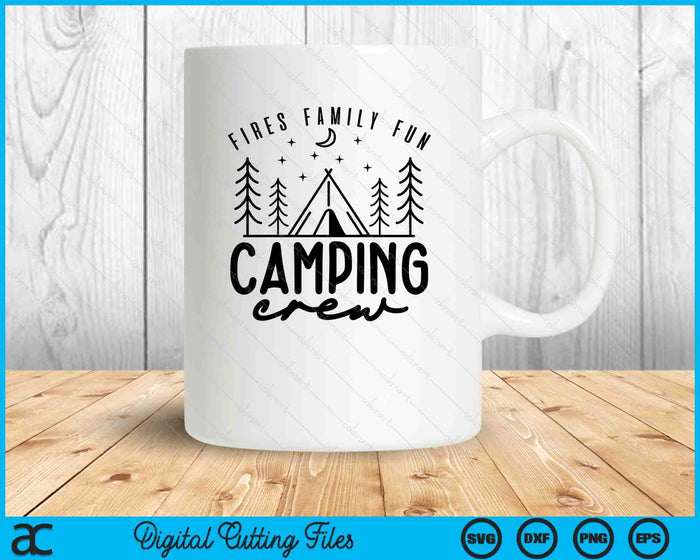 Camping Life Camping Crew SVG PNG Digital Printable Files