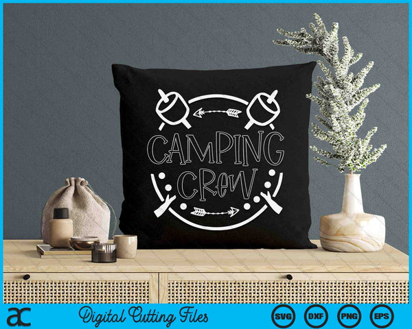 Camping Matching For Family Camper Group Camping Crew SVG PNG Digital Cutting File