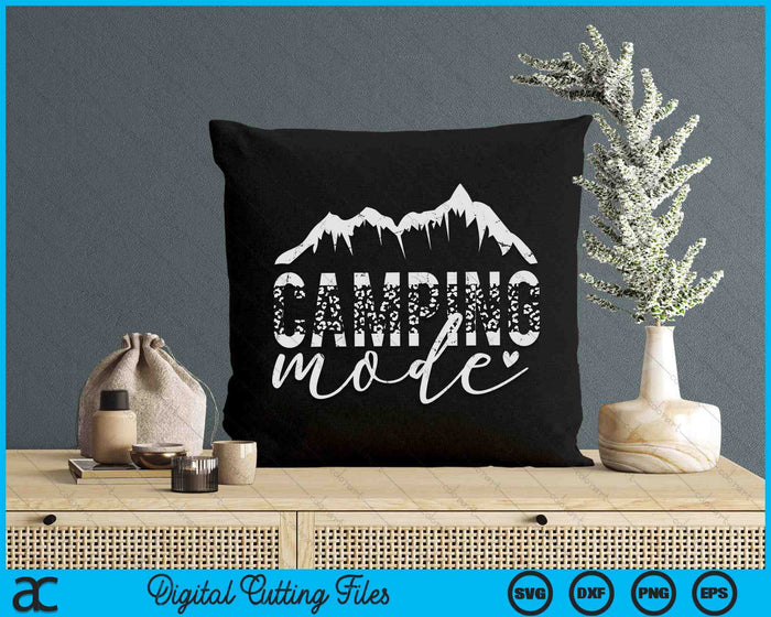 Camping Mode Happy Camper Camping Crew SVG PNG Digital Printable Files