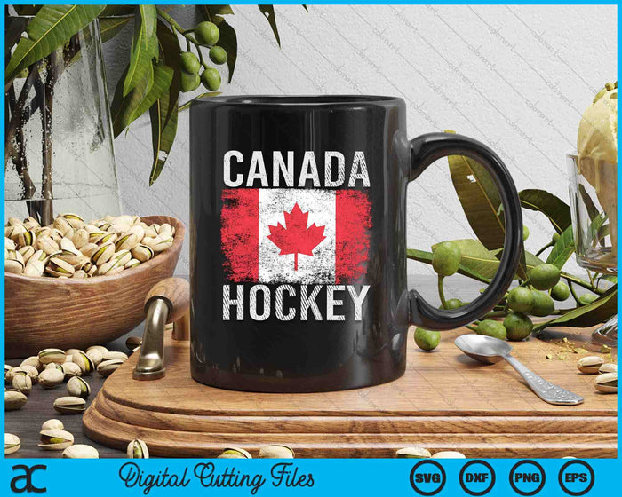 Canada Hockey Canadian Flag SVG PNG Digital Printable Files