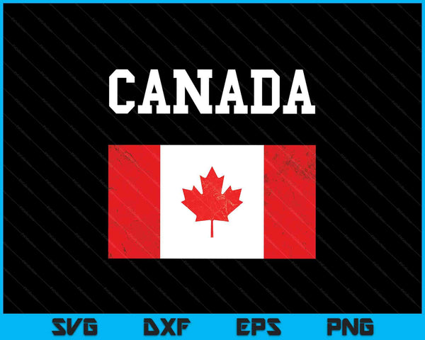 Canadian flag maple leaf SVG cut file