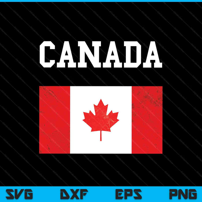 Canadian flag maple leaf SVG cut file