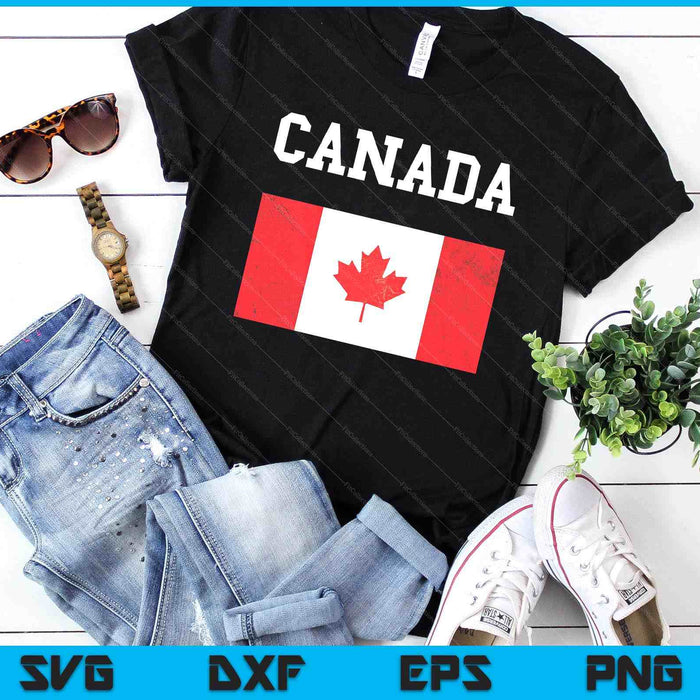 Canadian Flag Maple Leaf Canadian Flag SVG PNG Digital Printable Files