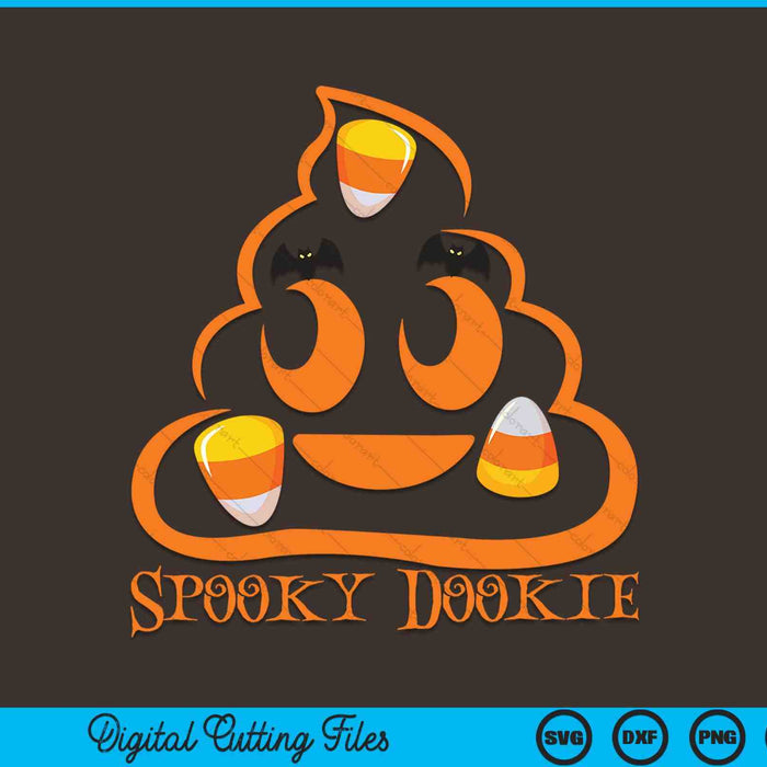 Candy Corn Halloween Poop Spooky Dookie SVG PNG Archivos de corte digitales