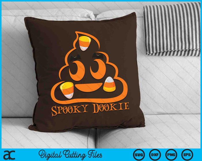 Candy Corn Halloween kak Spooky Dookie SVG PNG digitale snijbestanden