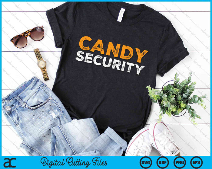 Candy Security Halloween Costume SVG PNG Digital Cutting Files