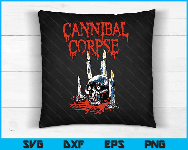 Cannibal Corpse Mercancía Oficial Ritual Velas SVG PNG Archivos de Corte Digital