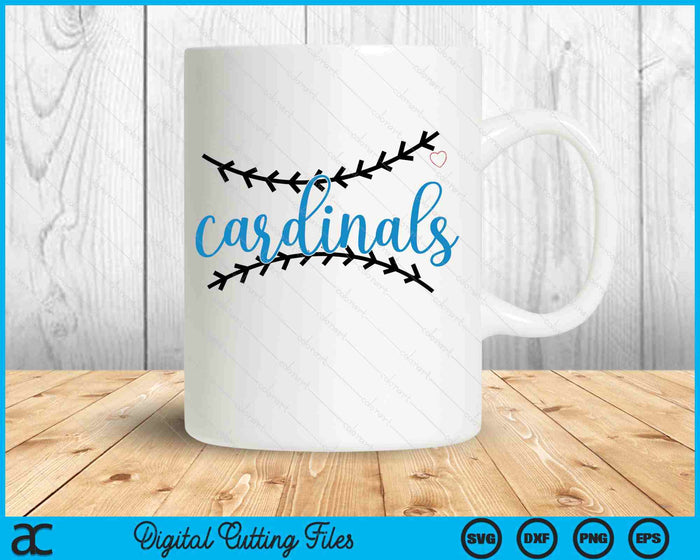 Cardinals Baseball Game Day SVG PNG Digital Printable Files