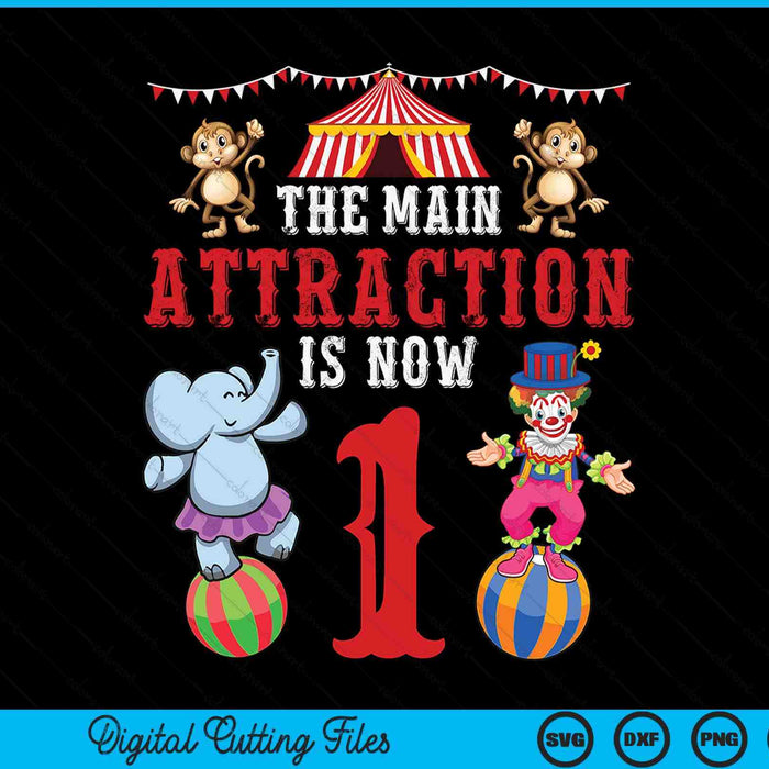 Carnival Birthday Kids 1st Circus Birthday Party SVG PNG Digital Printable Files
