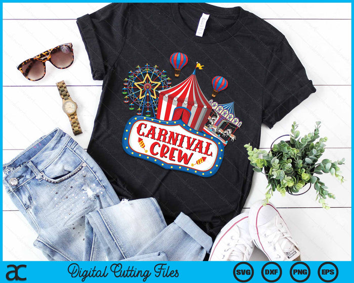 Carnival Crew Funny Circus Staff Costume Circus Theme Party SVG PNG Digital Cutting File