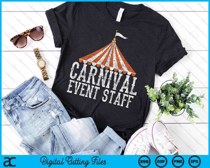 Carnaval evenement personeel Vintage circusdirecteur Circus beveiliging SVG PNG digitale snijbestanden