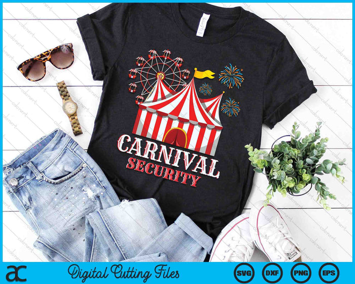 Carnival Security SVG PNG Digital Cutting File