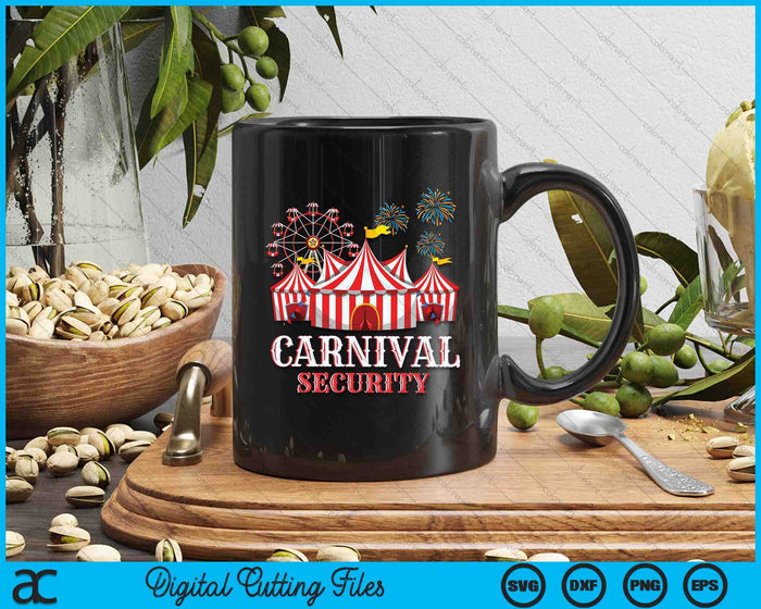 Carnival Security SVG PNG Digital Cutting Files