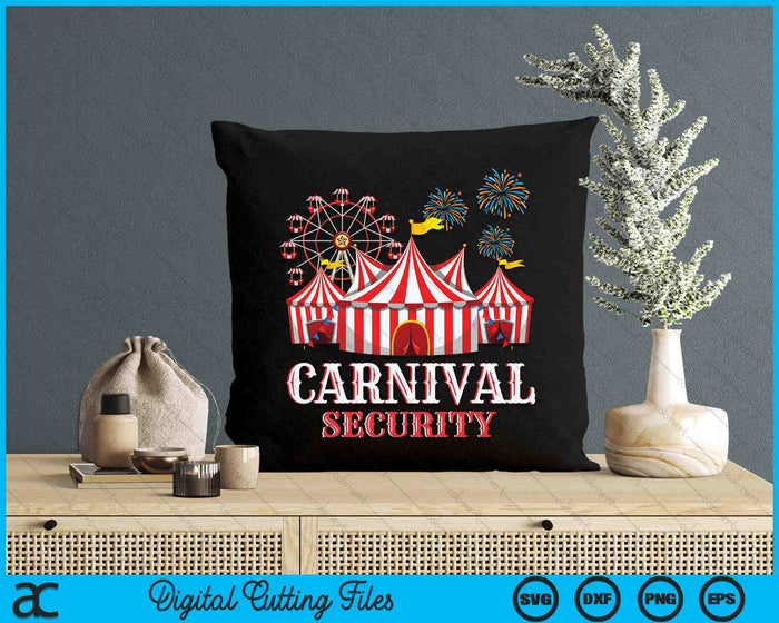 Carnival Security SVG PNG Digital Cutting Files