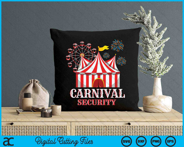 Carnival Security SVG PNG Digital Cutting File