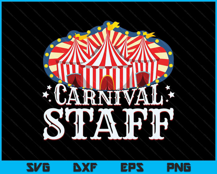 Personal de carnaval SVG PNG cortando archivos imprimibles