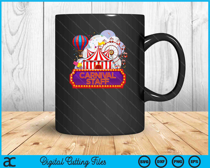Carnival Staff Circus Event Carnival Birthday Ringmaster SVG PNG Digital Cutting Files