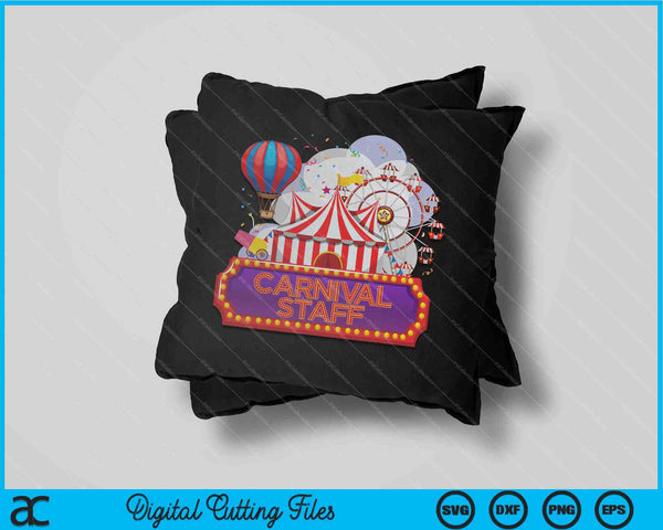 Carnival Staff Circus Event Carnival Birthday Ringmaster SVG PNG Digital Cutting Files