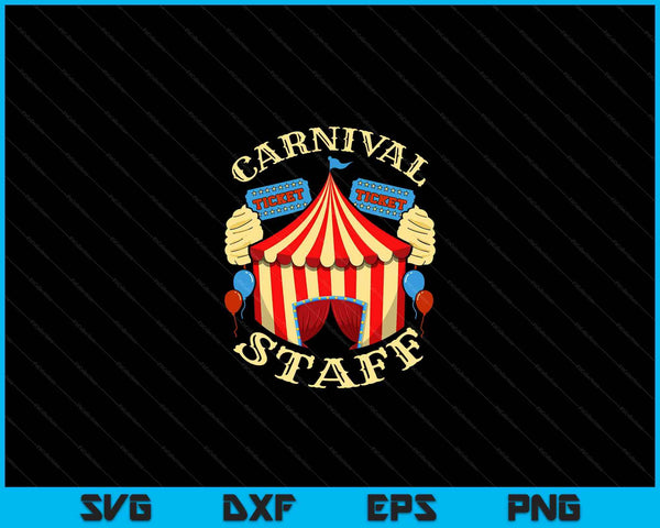 Carnaval personeel Circus evenement beveiliging circusdirecteur minnaar SVG PNG digitale snijbestanden