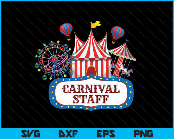 Carnival Staff for Circus Event Staff & Ringmaster Lover SVG PNG Digital Cutting Files