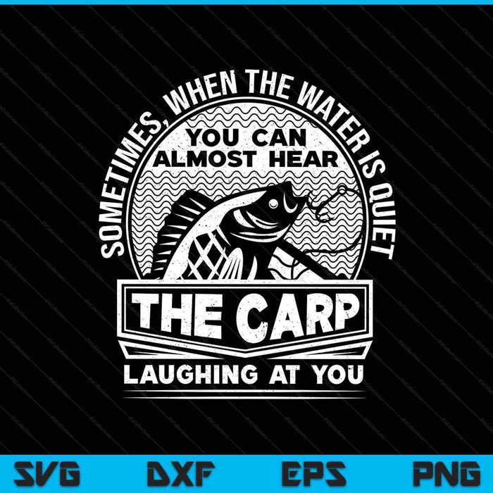 Carp fishing for men catfish and carp SVG cut file